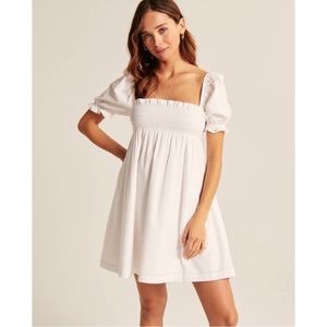 White Abercrombie babydoll dress